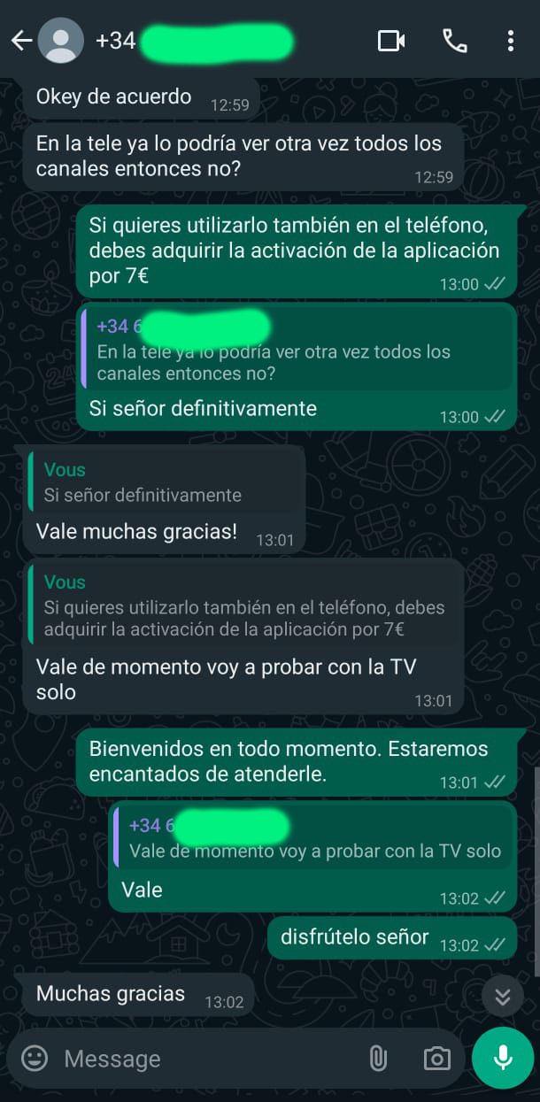 suscripción IPTV