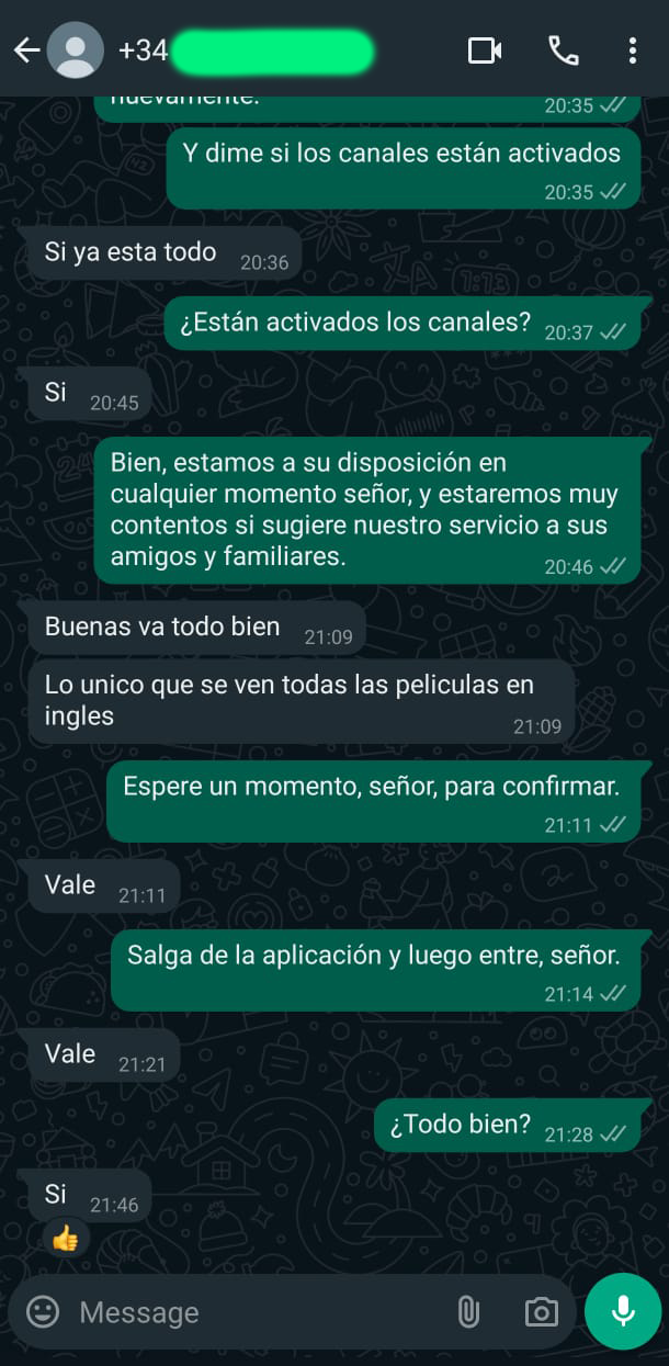 suscripción IPTV